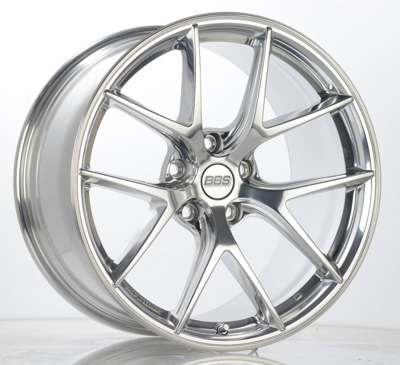 BBS CI-R 20x11.5 5x120 ET52 Ceramic Polished Rim Protector Wheel -82mm PFS/Clip Required