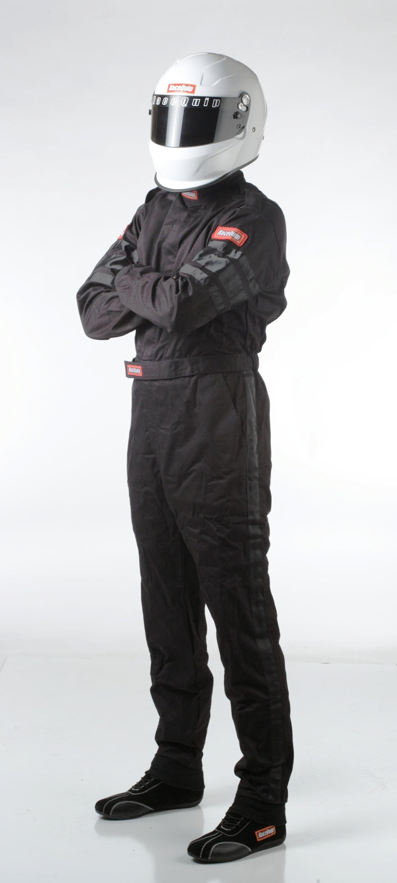 RaceQuip Black SFI-1 1-L Suit - 2XL