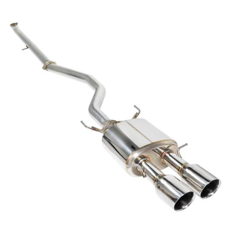 Remark 2017 Civic Si 4 Door Sedan Cat Back Exhaust w/Stainless Double Wall Tip (Not Resonated)