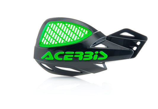 Acerbis Vented Uniko Handguard - Black/Green