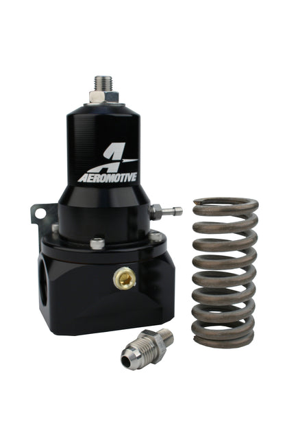 Aeromotive Regulator - 30-120 PSI - .313 Valve - 2x AN-10 Inlets / AN-10 Bypass