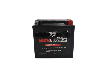 Twin Power YTX-14L High Performance Battery Replaces H-D 65958-04 Made in USA