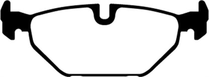 EBC 99-01 Saab 9-5 2.3 Turbo (Aero) Yellowstuff Rear Brake Pads