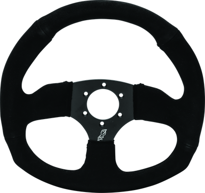 DragonFire Racing Steering Wheels - D-shaped- Suede- Iron Series- 0in offset