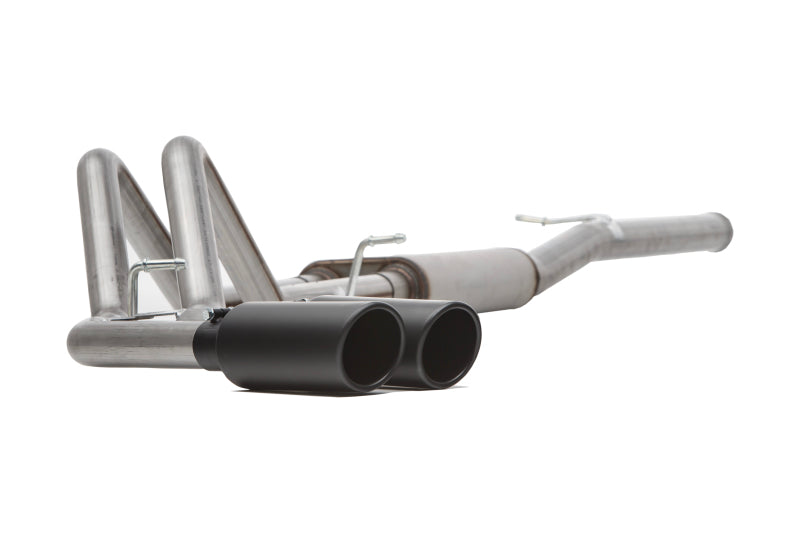 Gibson 15-22 Chevrolet Colorado LT 2.5L 2.25in Cat-Back Dual Sport Exhaust - Black Elite