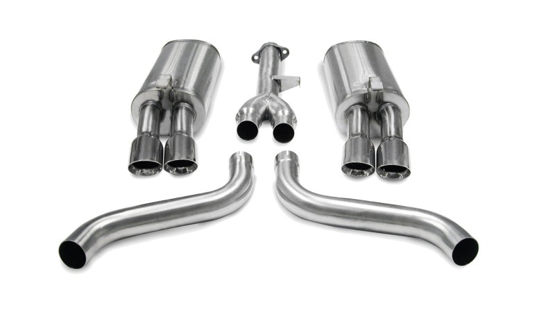 Corsa 1986-1991 Chevrolet Corvette C4 5.7L V8 L98 Polished Sport Cat-Back Exhaust