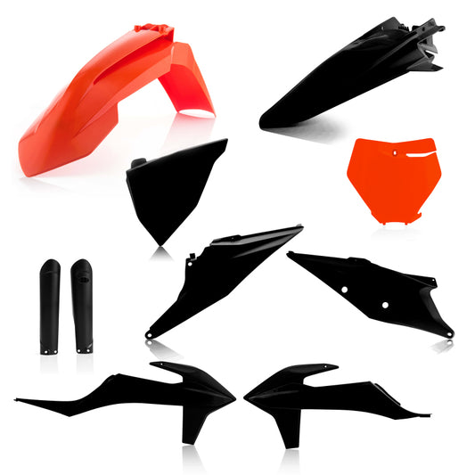 Acerbis 19-22 KTM 125-450 SX/ SX-F/ XC-F/ XC/ XC-tpi Full Plastic Kit - Orange/Black