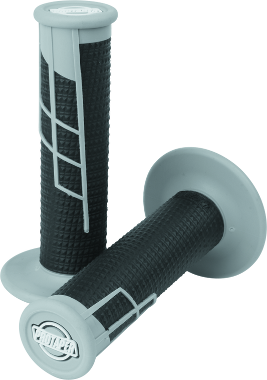 ProTaper Clamp-On 1/2 Waffle Grip - Gray/Black