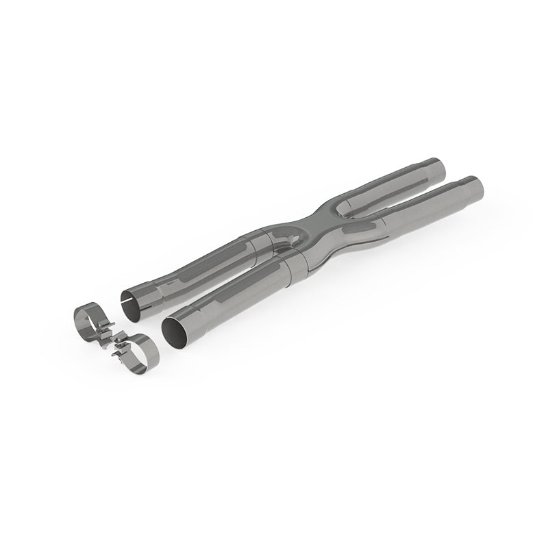 MBRP 15-19 Ford Mustang GT 2.5in Resonator Delete X-Pipe - T409