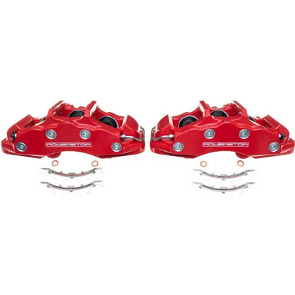 Power Stop 06-13 Chevrolet Corvette Front Red Calipers - Pair