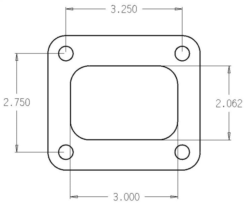 Cometic Turbo FLG T4 Garrett Exh Inlet .010in Exhaust Gasket