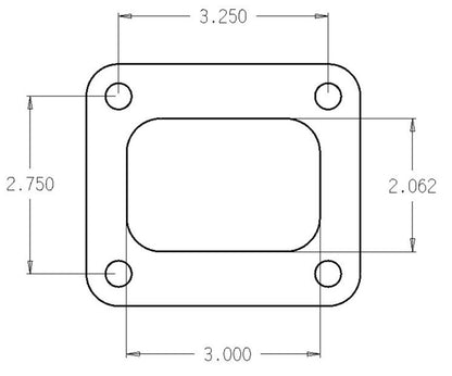 Cometic Turbo FLG T4 Garrett Exh Inlet .010in Exhaust Gasket