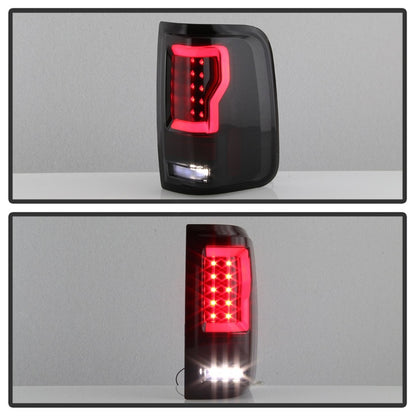 Spyder Ford F150 04-08 Styleside Tail Light V2 - LED - Black Smoke ALT-YD-FF15004V2-LBLED-BSM