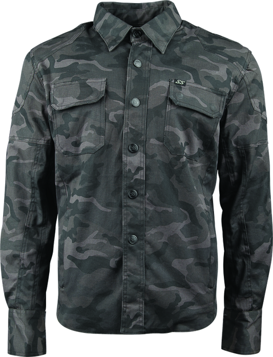 Speed and Strength Call to Arms Moto Shirt Camouflage - XL