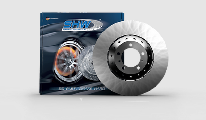 SHW 08-10 Porsche Cayenne Turbo 4.8L Right Front Smooth Lightweight Brake Rotor (958615302)