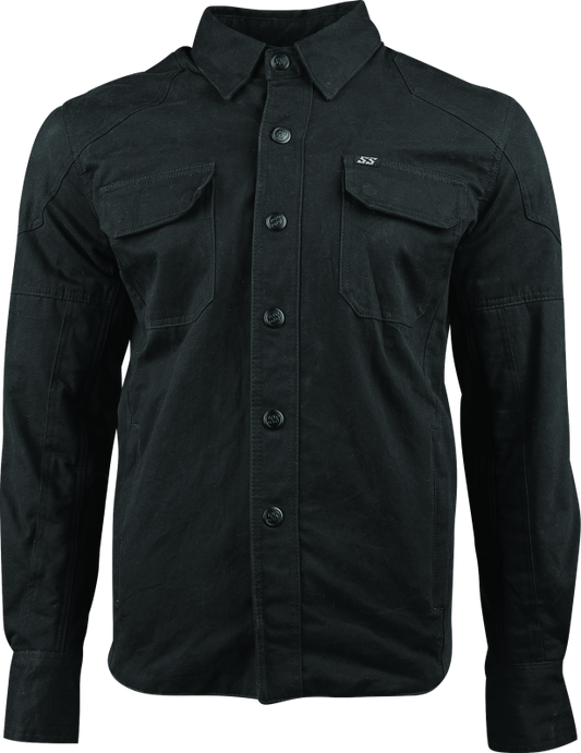 Speed and Strength Call to Arms Moto Shirt Black - Small