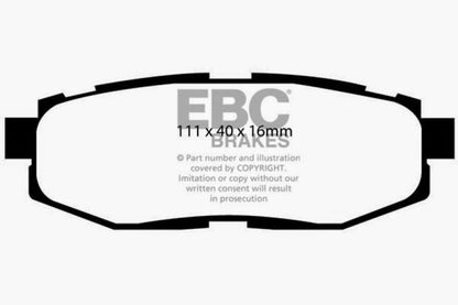 EBC 12+ Scion FR-S 2 Ultimax2 Rear Brake Pads