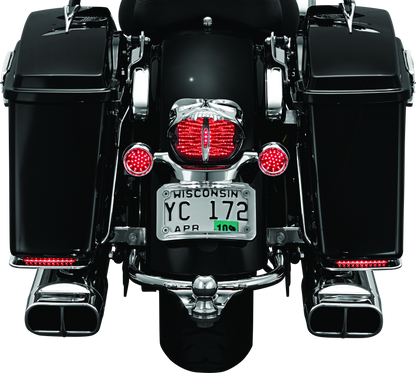 Kuryakyn Zombie Taillight Cover Chrome