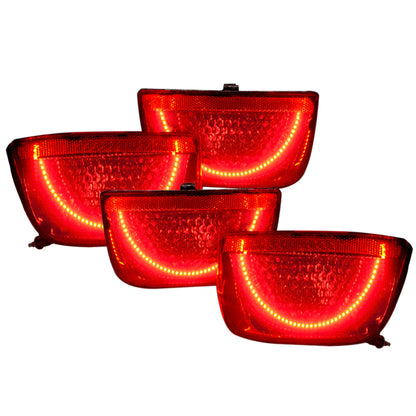 Oracle 10-13 Chevrolet Camaro LED Afterburner Tail Light Halo Kit - Red SEE WARRANTY