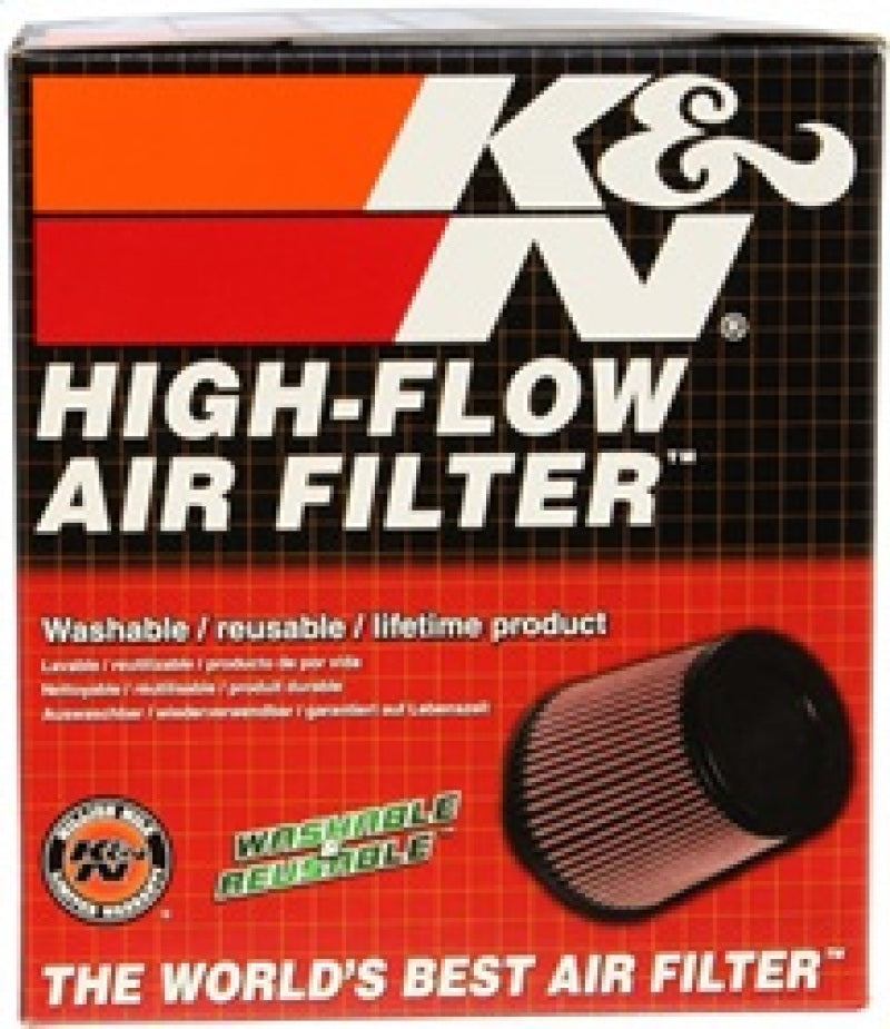 K&N Filter Universal Clamp-On Filter-Round Tapered 2.75in Flange ID x 6in Base OD x 5in Top OD