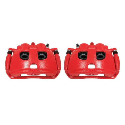 Power Stop 09-10 Dodge Ram 2500 Rear Red Calipers w/Brackets - Pair