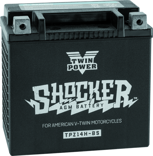 Twin Power YTX-14 Shocker Battery Replaces H-D 65948-00