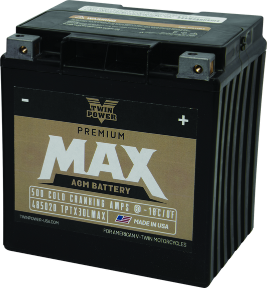 Twin Power GYZ-32HL Premium MAX Battery Replaces H-D 66010-97A Made in USA