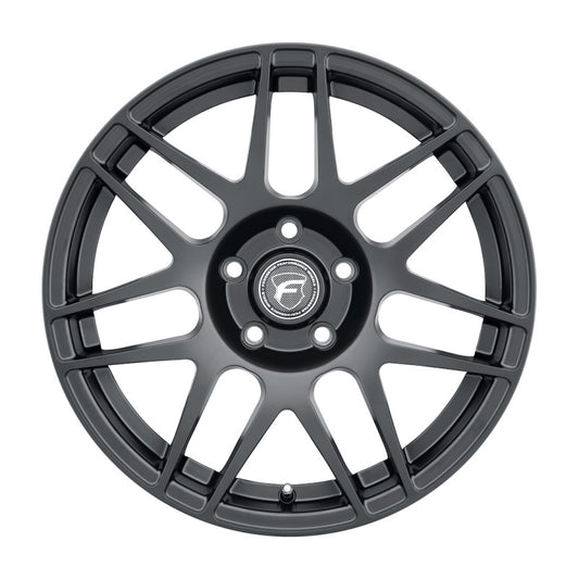 Forgestar F14 Drag 18x5.0 / 5x120 BP / ET-23 / 2.125in BS Satin Black Wheel