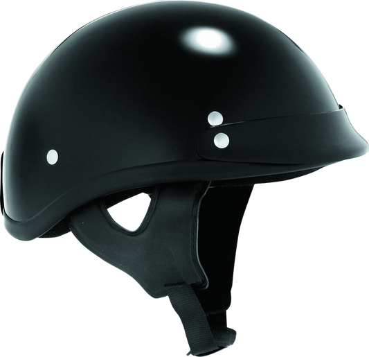 Skid Lids Traditional Helmet Black - Medium