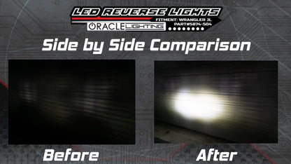 Oracle Rear Bumper LED Reverse Lights for Jeep Wrangler JL - 6000K SEE WARRANTY