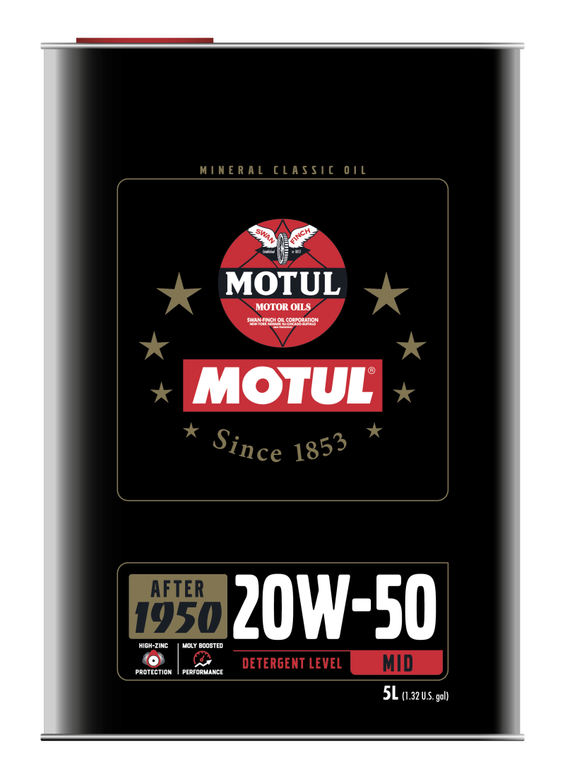 Motul 20W50 Classic Performance Oil - 4x5L