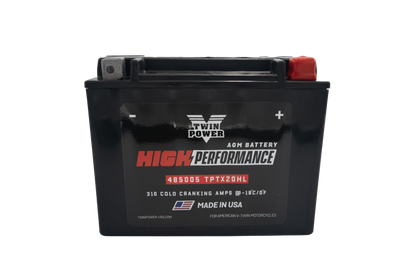 Twin Power YTX-20HL High Performance Battery Replaces H-D 65989-97A Made in USA