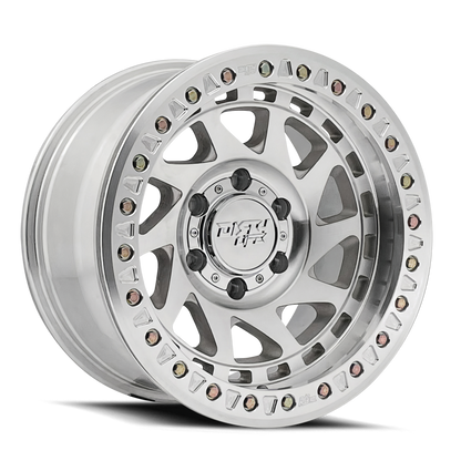 Dirty Life 9313 Enigma Race 17x9 / 8x170 BP / -12mm Offset / 125.2mm Hub Machined Wheel