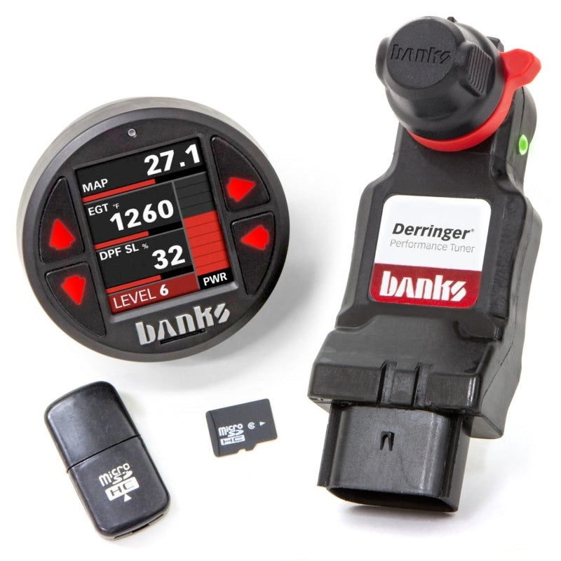 Banks Power 17-19 Ford F250/F350 6.7L PowerStroke Derringer Tuner (Gen 2) w/ 1.8 iDash DataMonster