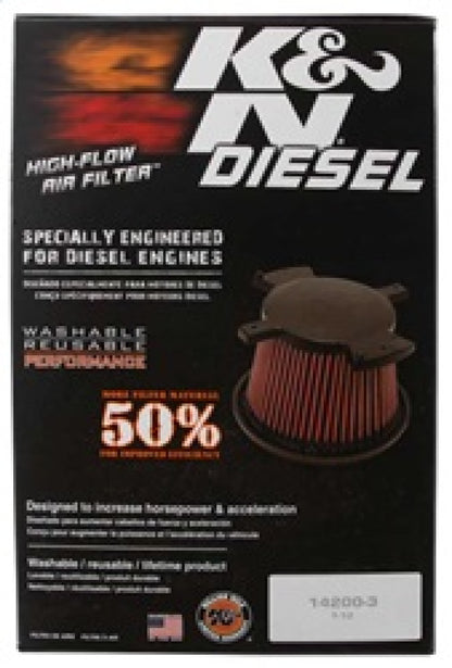 K&N 06 Chevrolet Duramax 6.6L-V8 DSL Drop In Air Filter