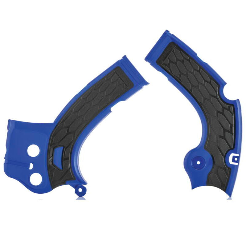 Acerbis 16-19 Yamaha YZ250F/YZ450F/YZ250FX/YZ450FX/ WR250F/450F Frame Guards- X-Grip - Blue/Black