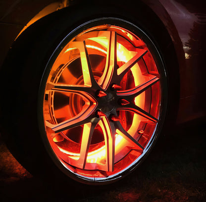 Oracle LED Illuminated Wheel Rings - ColorSHIFT No Remote - ColorSHIFT No Remote SEE WARRANTY