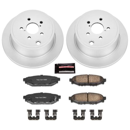 Power Stop 13-16 Subaru BRZ Rear Z17 Evolution Geomet Coated Brake Kit