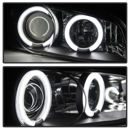 Spyder Pontiac Grand Prix 97-03 Projector Headlights CCFL Halo Blk Low H1 PRO-YD-PGP97-1PC-CCFL-BK