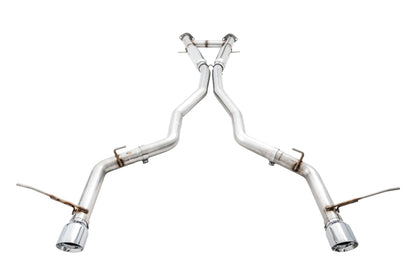 AWE Tuning 2020 Jeep Grand Cherokee SRT Track Edition Exhaust - Chrome Silver Tips