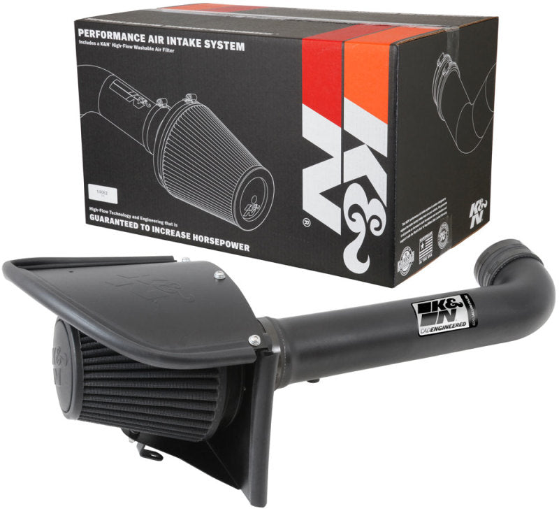 K&N 71 Series Performance Intake Kit for 12-18 Jeep Wrangler 3.6L V6 (12-15 CARB Approved)