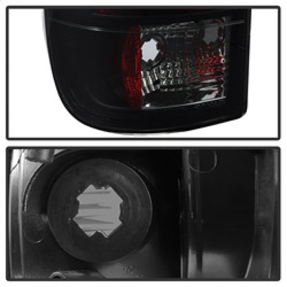 Spyder 08-16 Ford Super Duty F-250 V3 Light Bar LED Tail Lights - Blk Smoke ALT-YD-FS07V3-LBLED-BSM