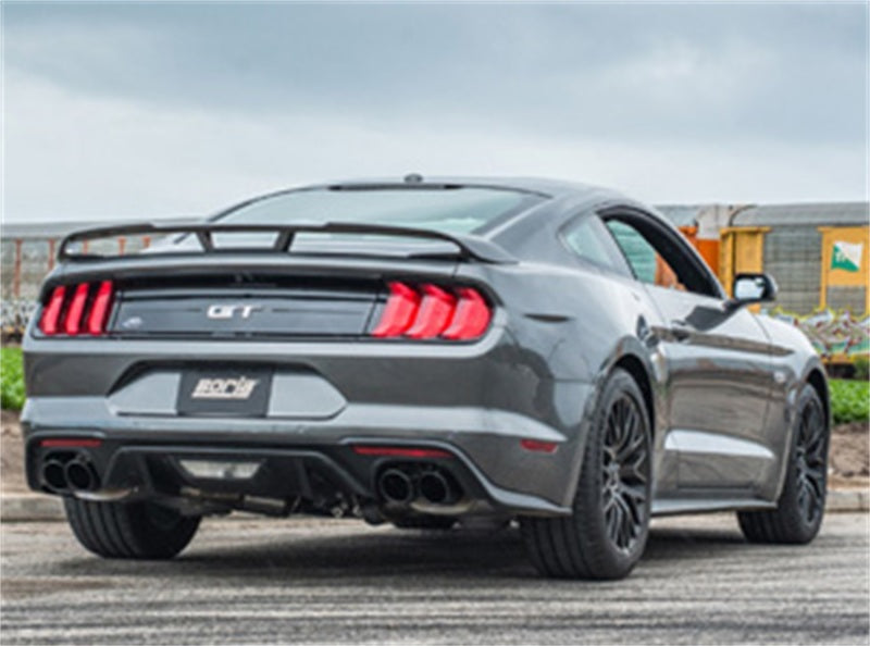 Borla 2018 Ford Mustang GT (A/T / M/T) 3in ATAK Catback Exhaust w/o Valves w/ Black Chrome Tips