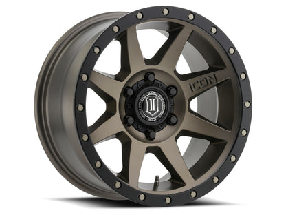 ICON Rebound Pro 17x8.5 6x5.5 0mm Offset 4.75in BS 106.1mm Bore Bronze Wheel