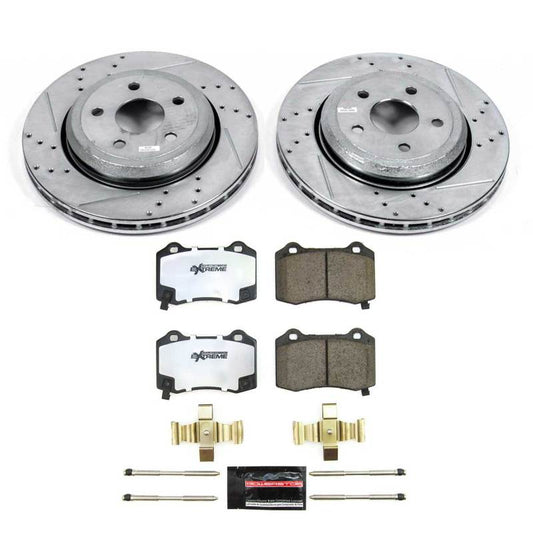 Power Stop 18-21 Jeep Grand Cherokee Rear Z26 Street Brake Kit