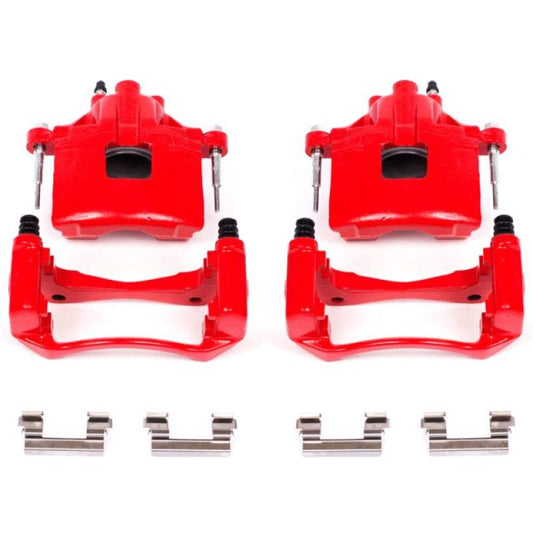 Power Stop 00-05 Buick LeSabre Front Red Calipers w/Brackets - Pair