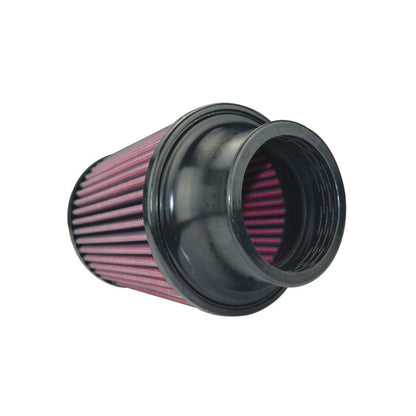 Injen High Performance Air Filter - 3.00 Black Filter 6 Base / 5 Tall / 4 Top - 45 Pleat