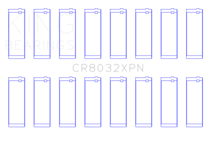 King Chyrsler Dodge Hemi 5.7L / 6.1L V8 (Size STDX) Performance Rod Bearing Set