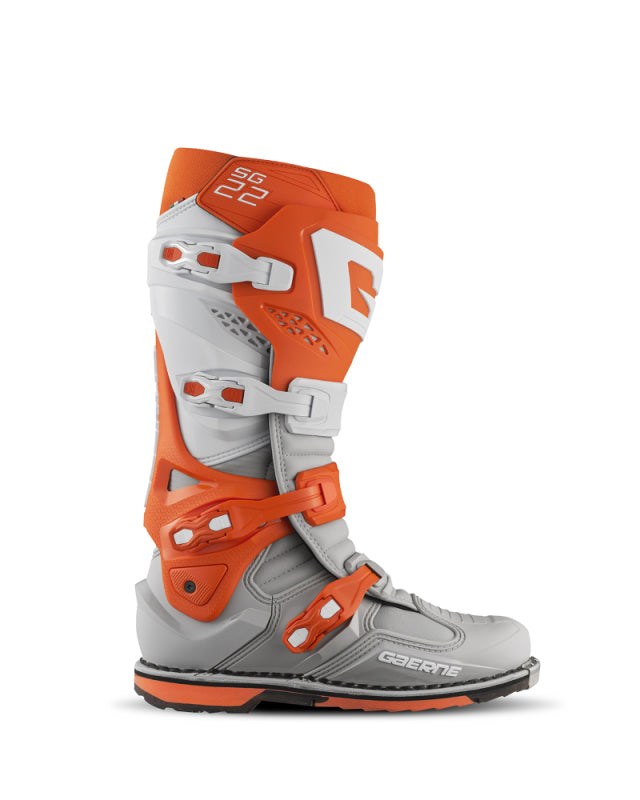 Gaerne SG22 Boot Orange/White/Grey Size 10