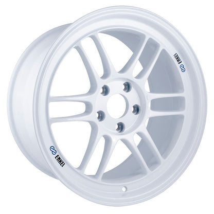 Enkei RPF1 18x9.5 5x114.3 38mm Offset 73mm Center Bore Vanquish White Wheel (Special Order/ MOQ 40*)